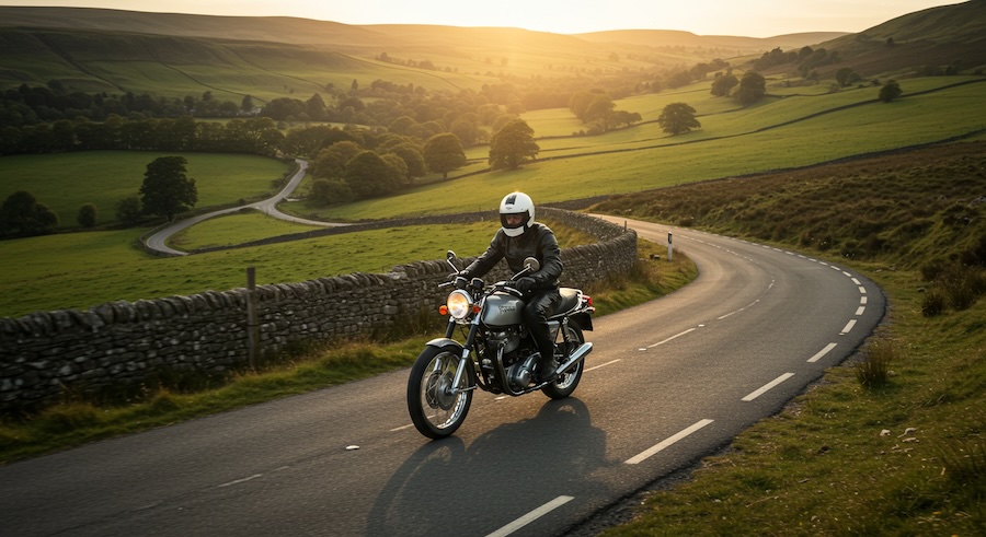 İngiltere - Cat and Fiddle Motosiklet Rotası