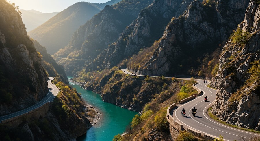 Romanya - Bicaz Kanyonu Motosiklet Rotası
