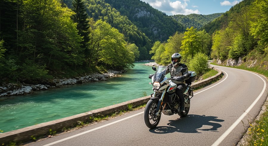 Slovenya - Sapnik Kupa Nehri Motosiklet Rotası